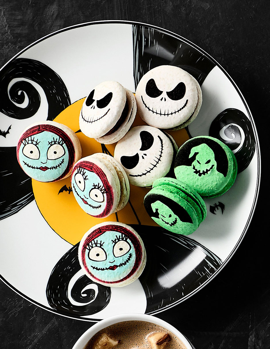 Set de platos surtidos The Nightmare Before Christmas de porcelana 4 piezas 8