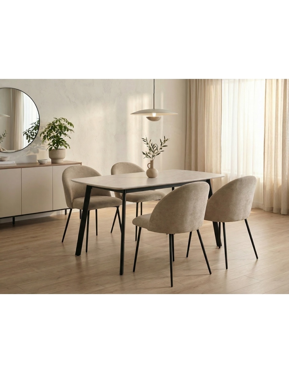 Comedor Nugen + Georgia Sochic para 4 personas