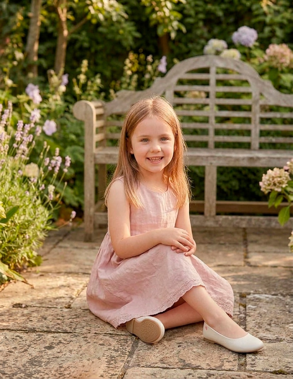 Balerina de piel Trendy para niña 6