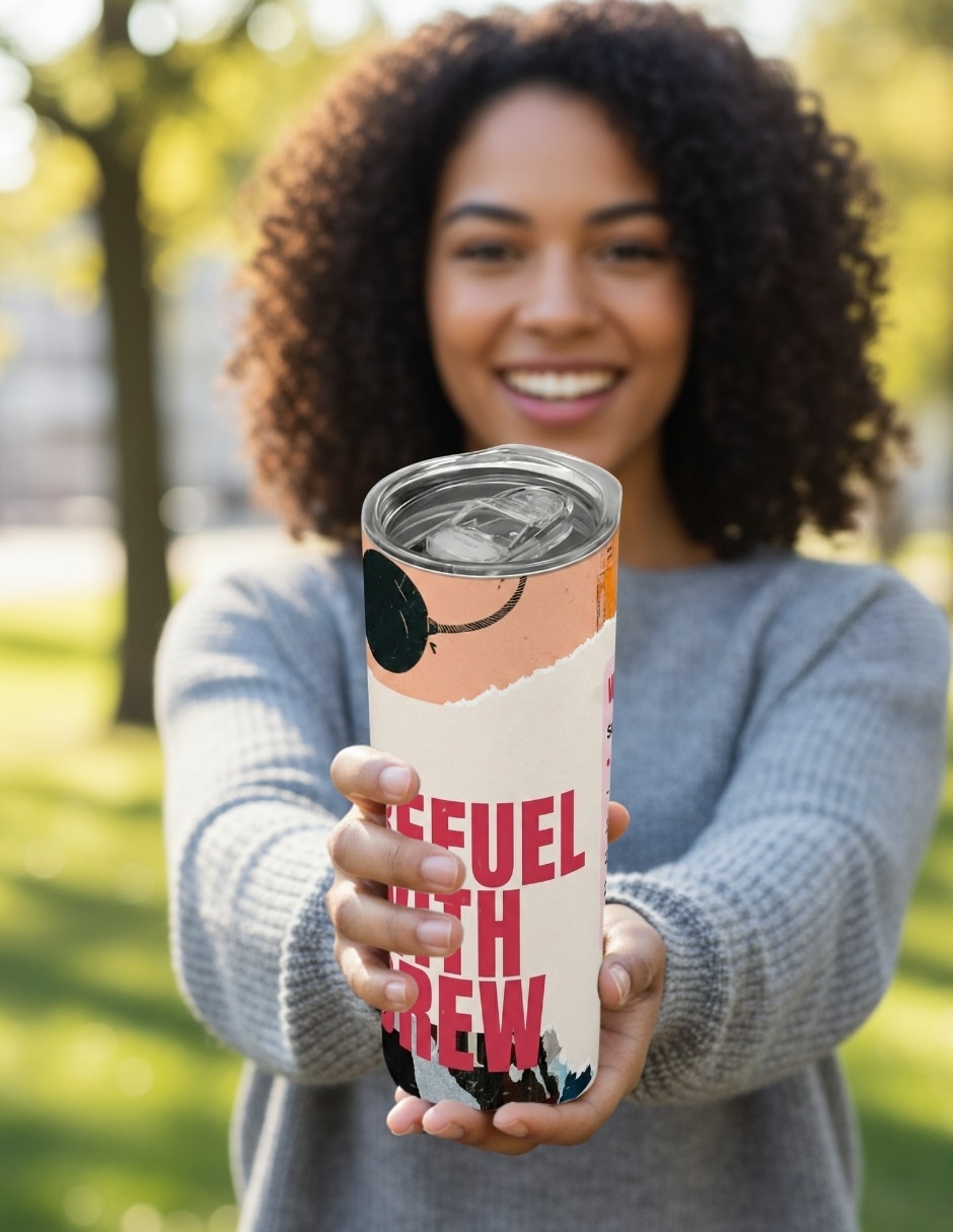 Termo Tink de acero inoxidable con tapa a presión 590 ML