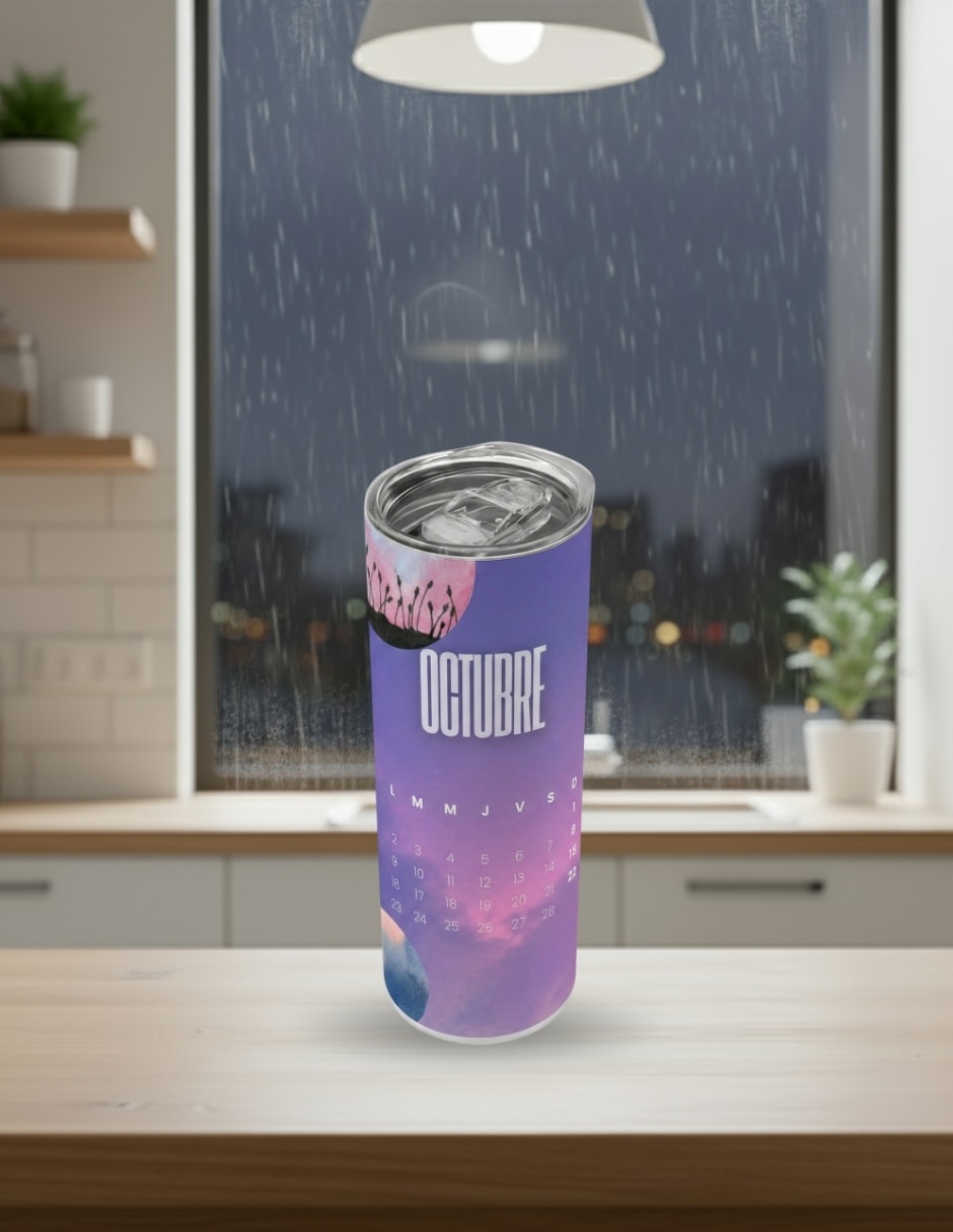 Termo Tink de acero inoxidable con tapa a presión 590 ml