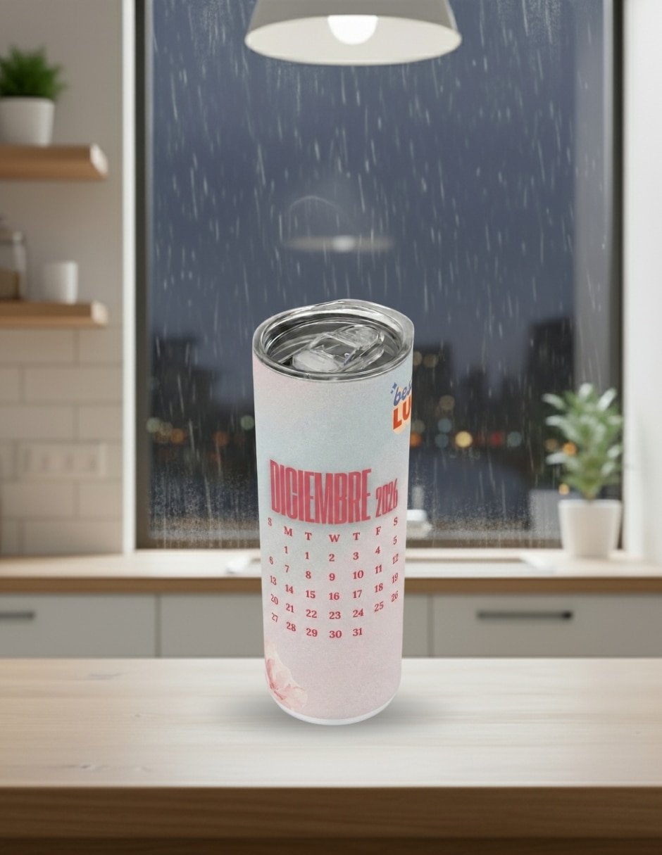 Termo Tink de acero inoxidable con tapa a presión 590 ml