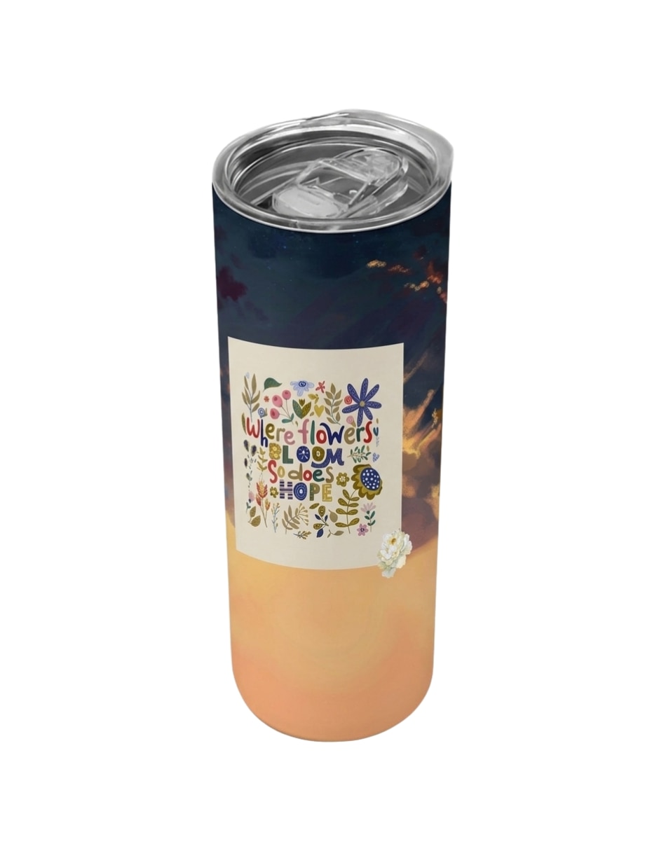 Termo Tink de acero inoxidable con tapa a presión 590 ml