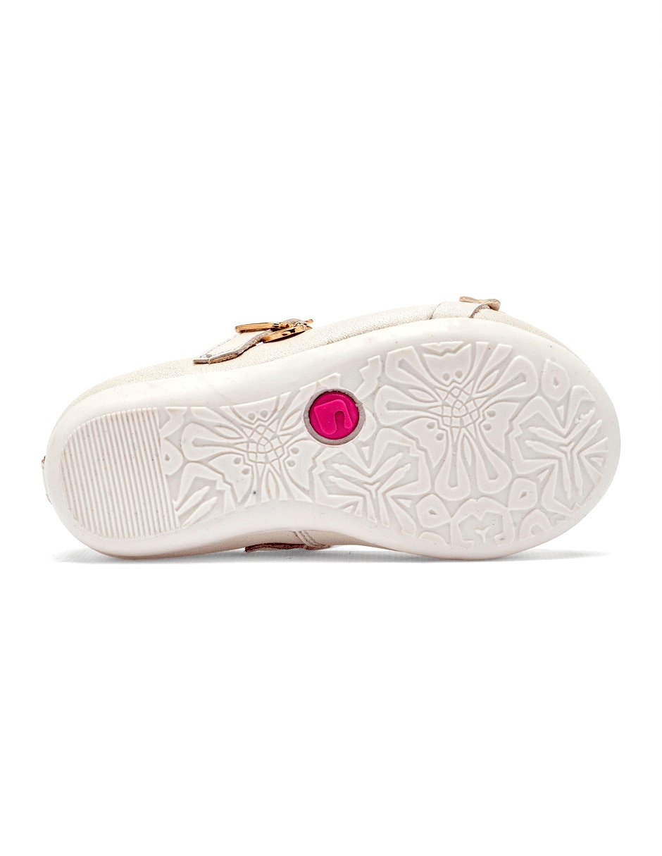 Zapato Coqueta de piel para niña