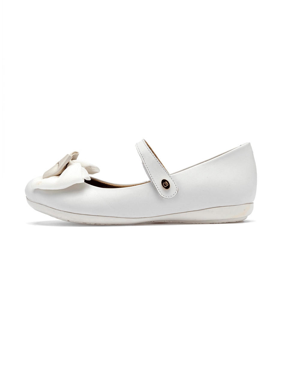 Zapato Coqueta de piel para niña