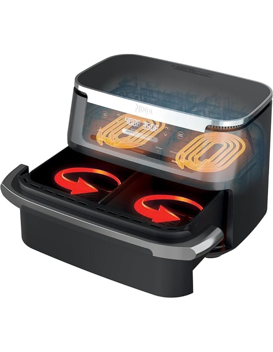 Freidora de aire con compartimento doble Foodi DualZone FlexBasket 6.6 L DZ071LAA N 3