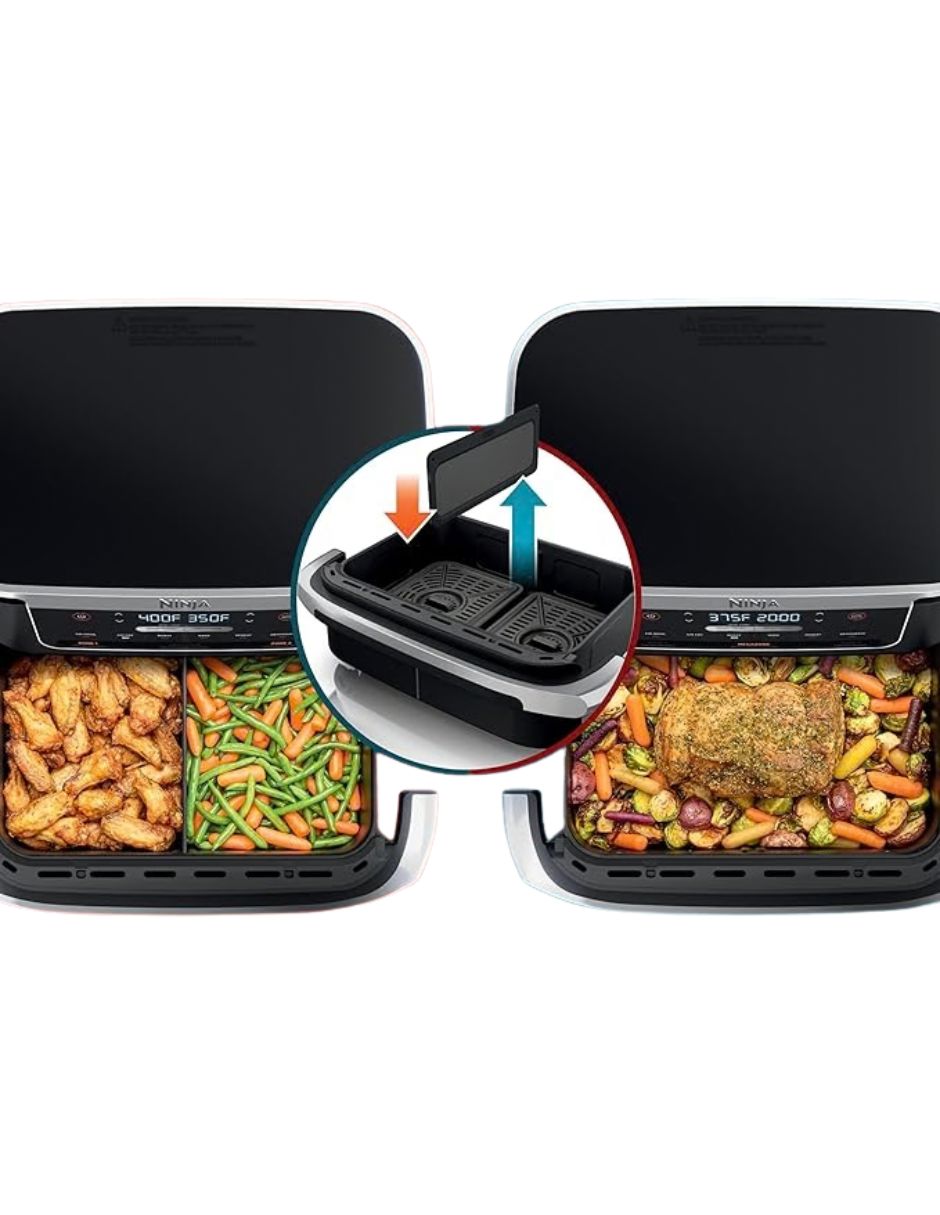 Freidora de aire con compartimento doble Foodi DualZone FlexBasket 6.6 L DZ071LAA N 2
