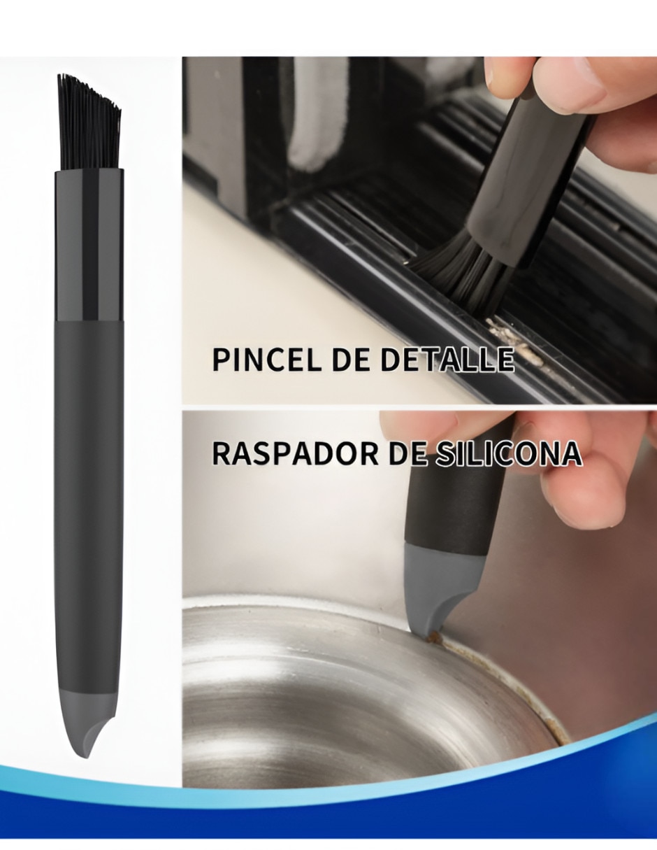 Set cepillo limpieza Xtellar con cerdas Rígidas
