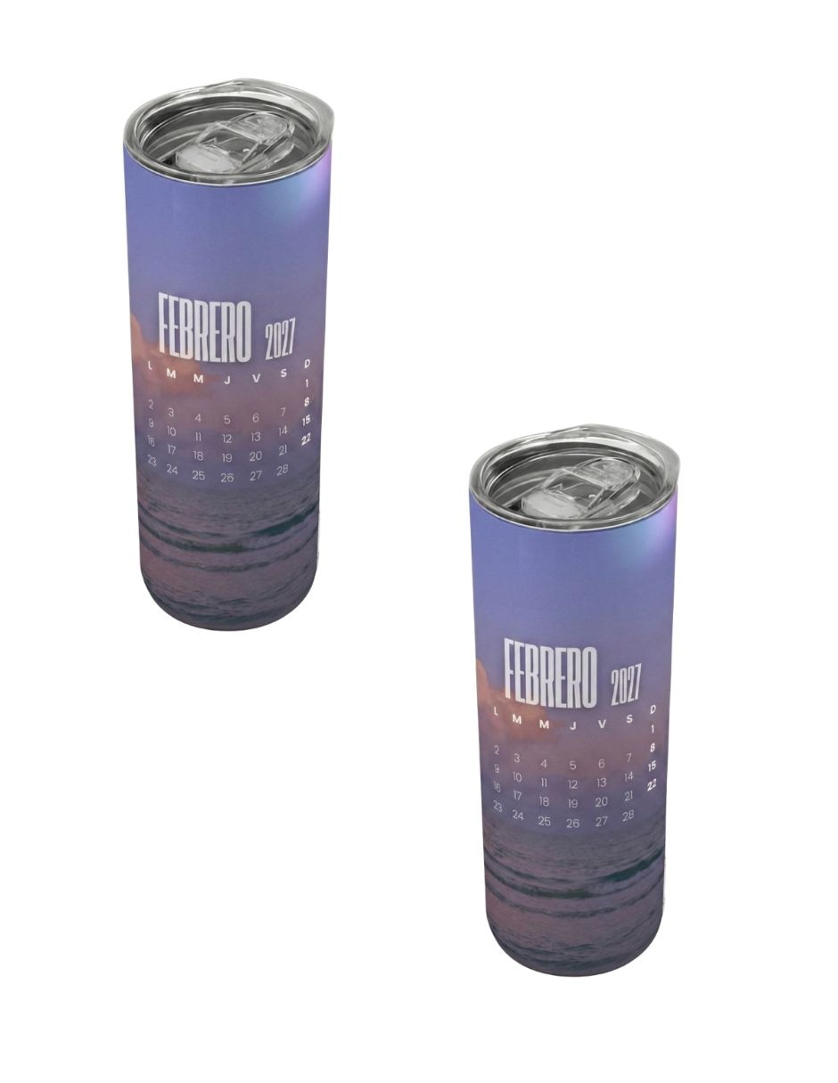 Set termo Tink de acero inoxidable con tapa a presión