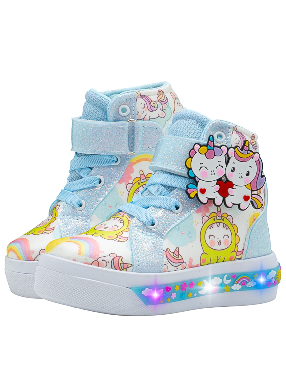Tenis NINOS para Niña Fun Lights Unicornio