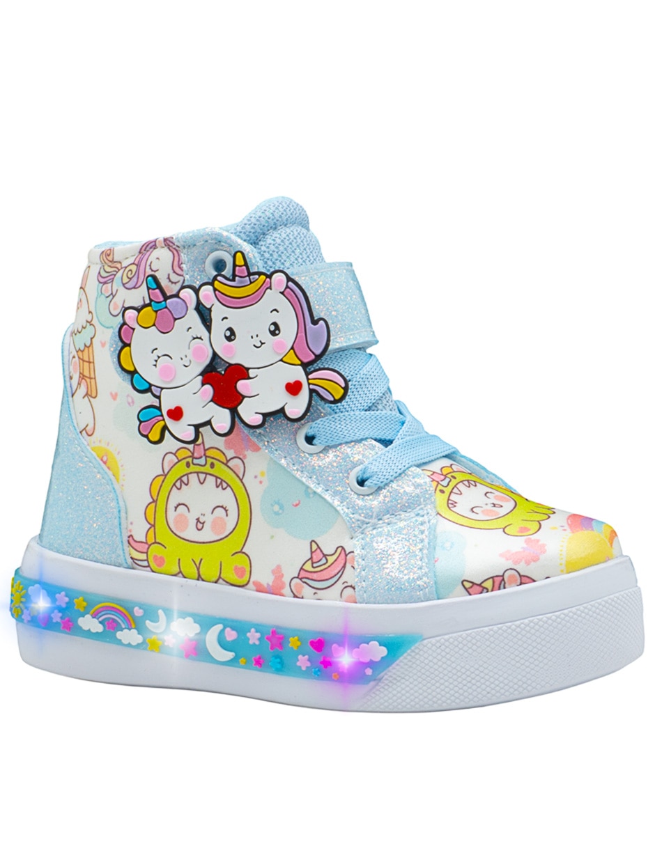 Tenis NINOS para Niña Fun Lights Unicornio