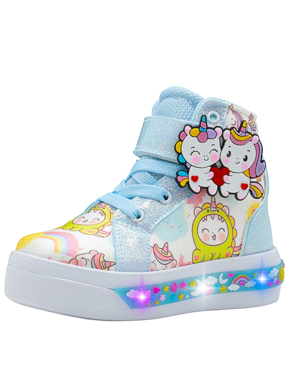 Tenis NINOS para Niña Fun Lights Unicornio