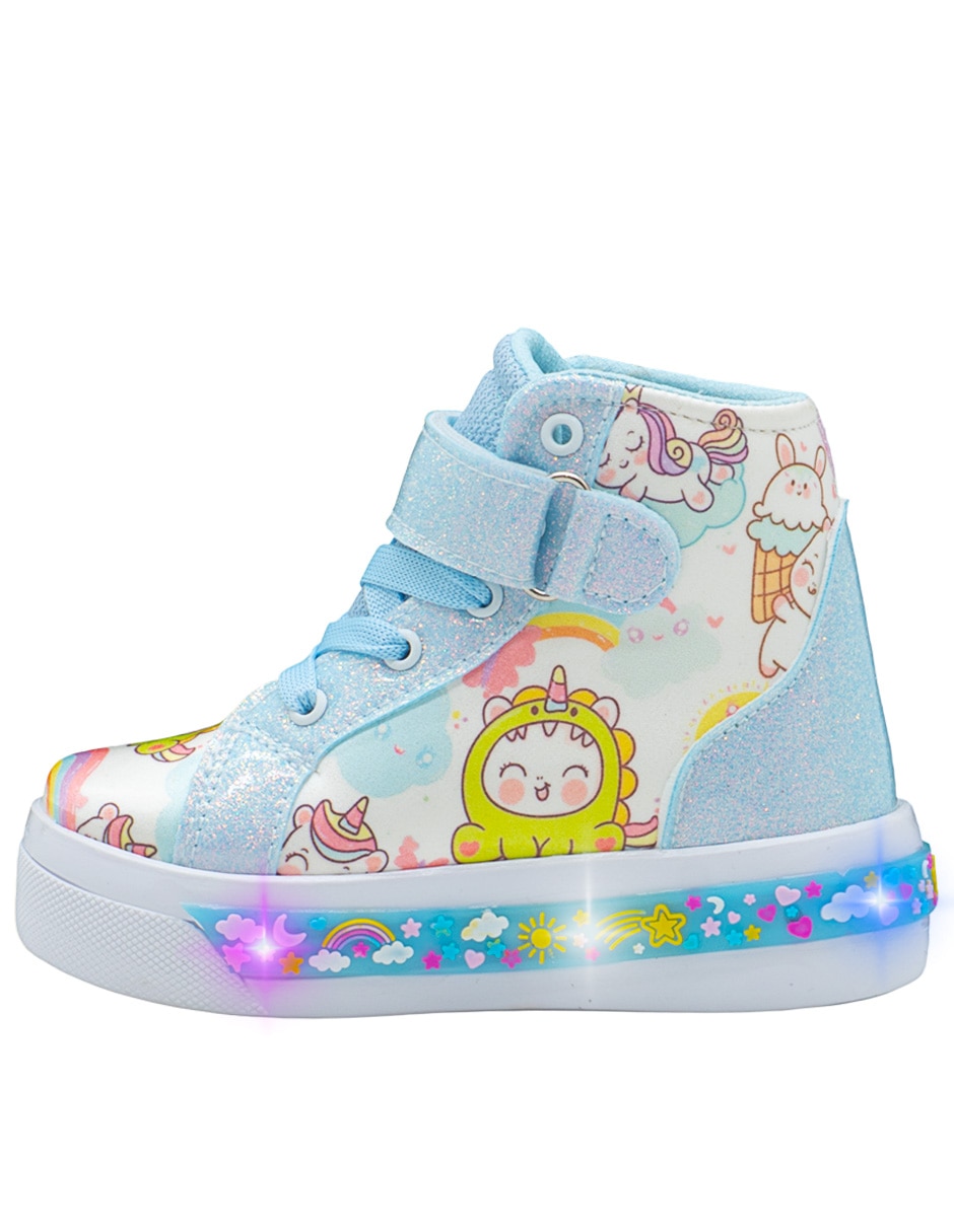 Tenis NINOS para Niña Fun Lights Unicornio