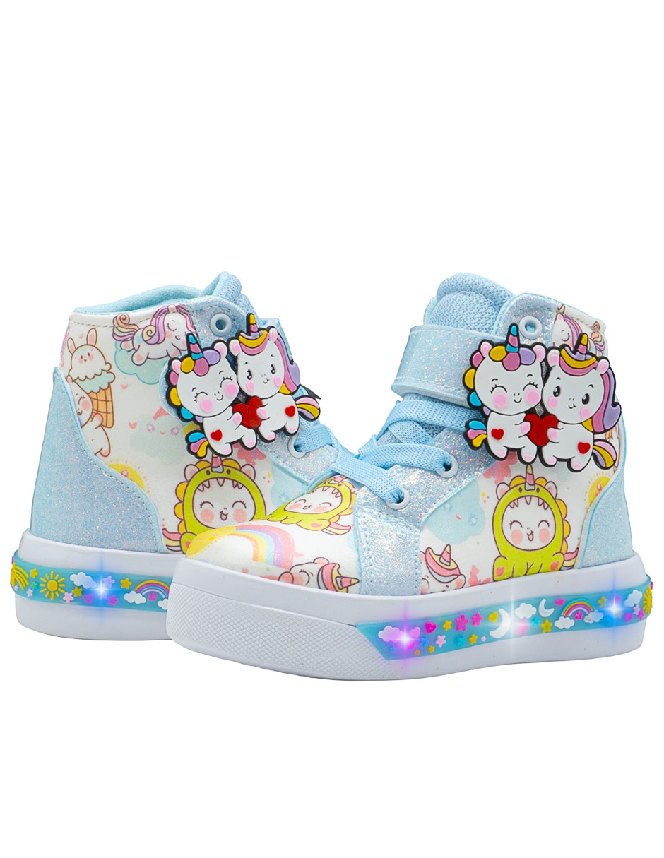 Tenis NINOS para Niña Fun Lights Unicornio