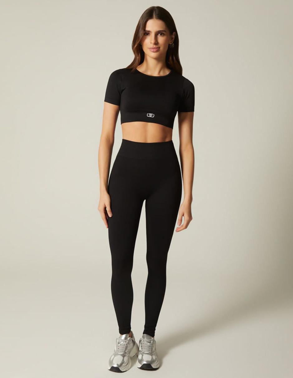 Top Studio F cuello redondo
