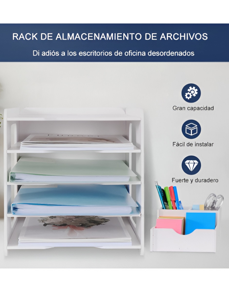 Organizador de escritorio armable Xtellar