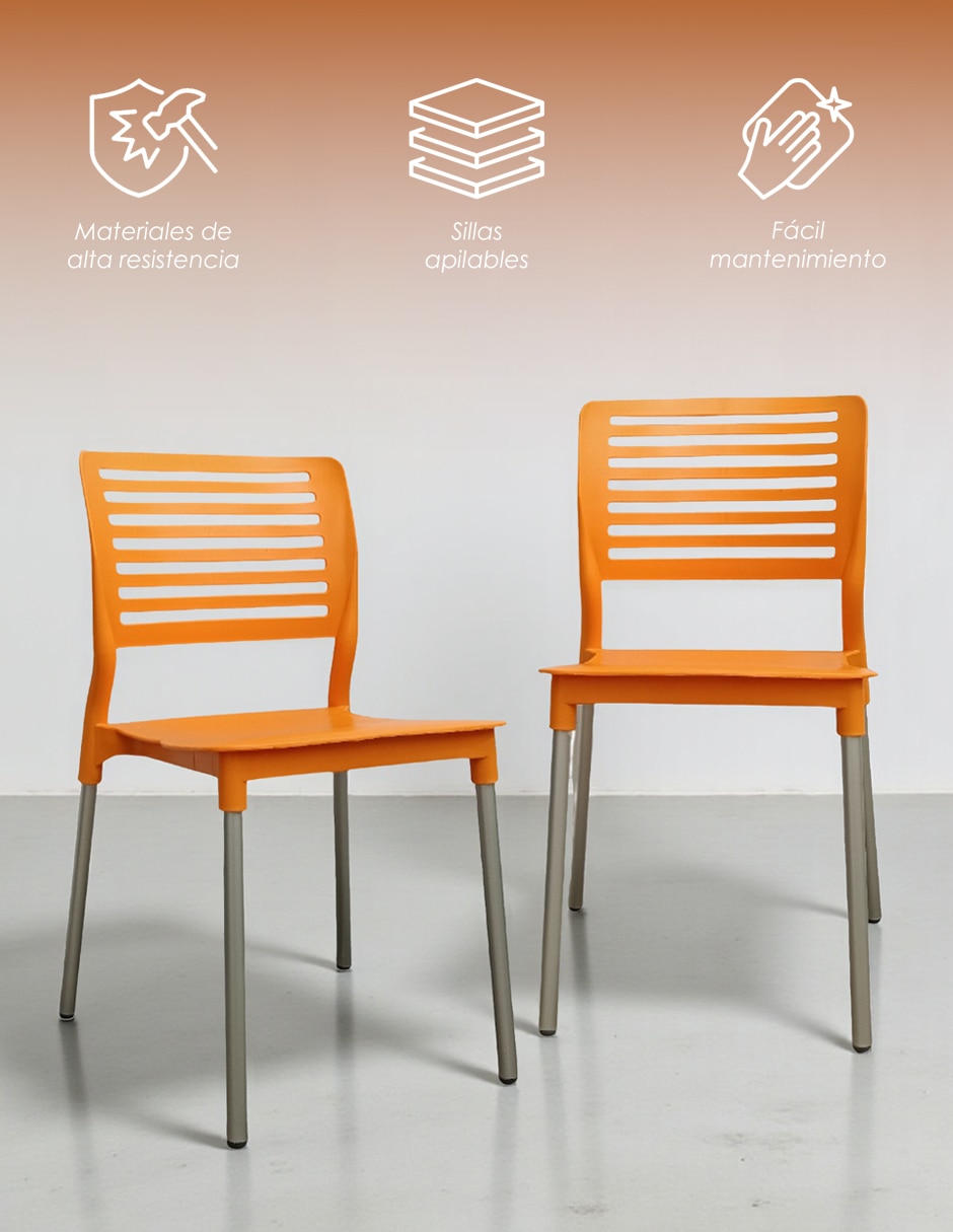 Set de sillas Ilios Innova 4 piezas