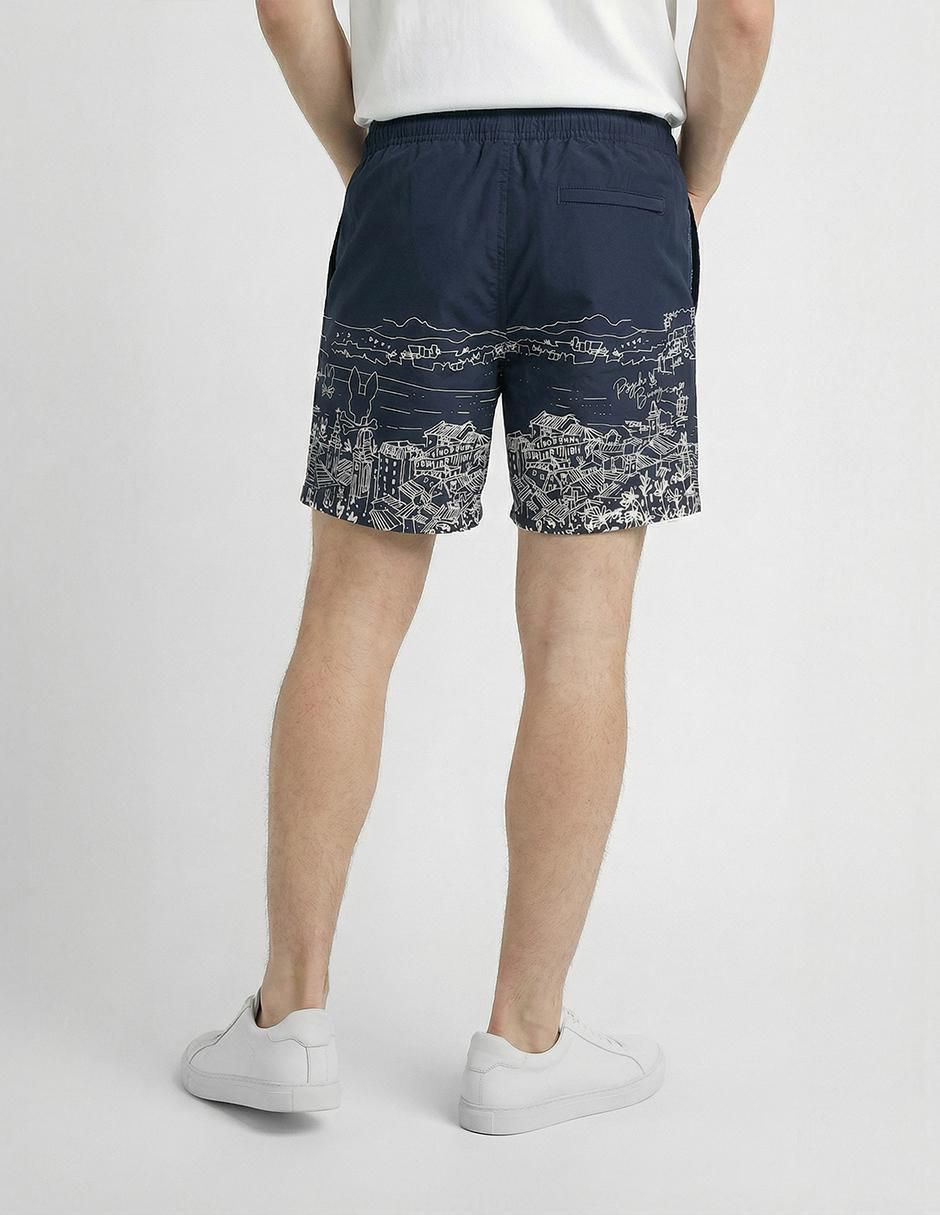 Traje de baño Psycho Bunny con bolsillos para hombre