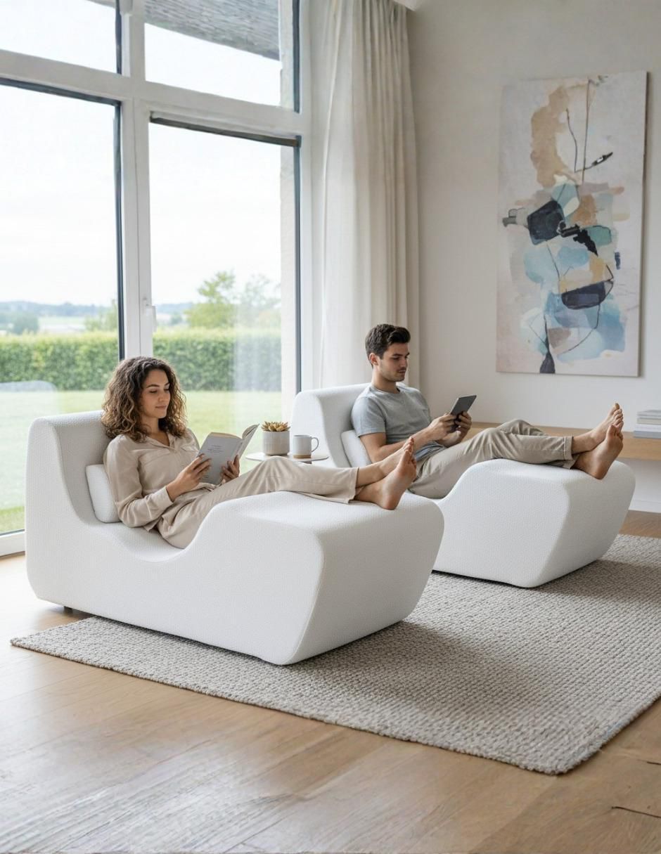 Sillón tela smooth, en caja naap concept "de" espuma de poliuretano 4