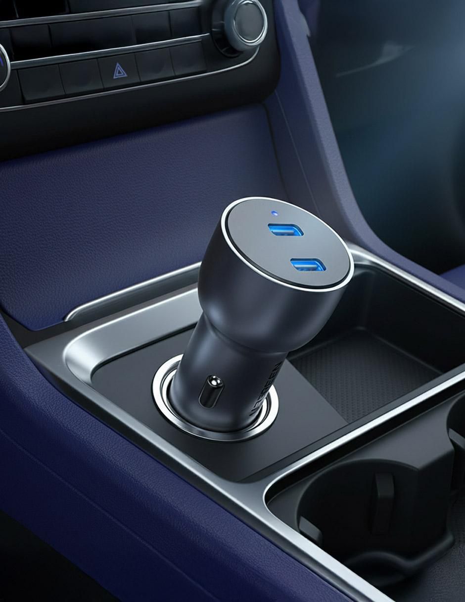 Cargador auto 70594 USB tipo C 50 W 5