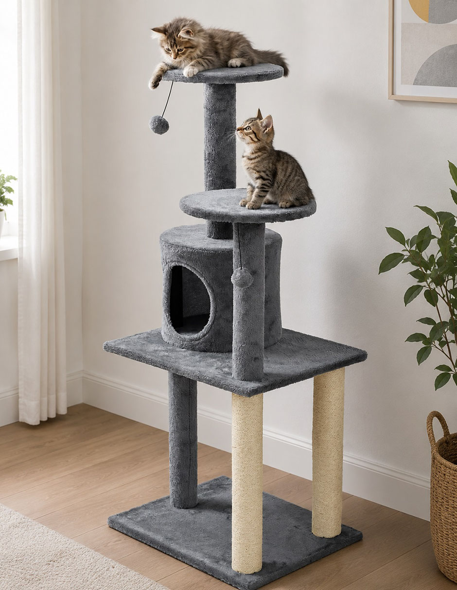 Mueble rascador para gato