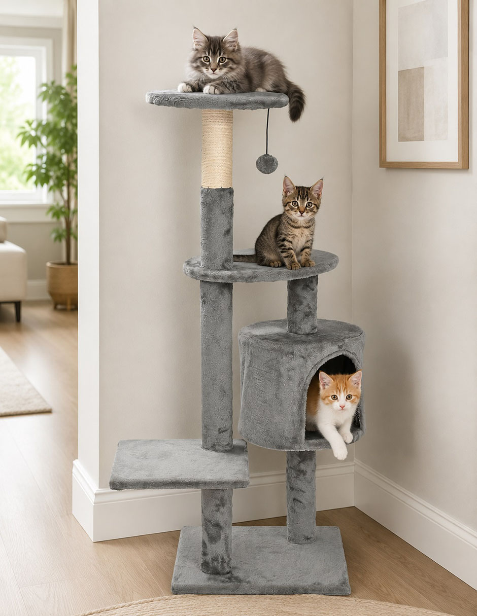 Mueble rascador para gato