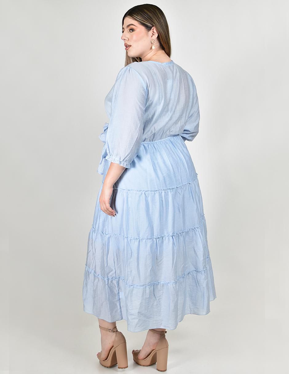 Vestido midi casual para mujer