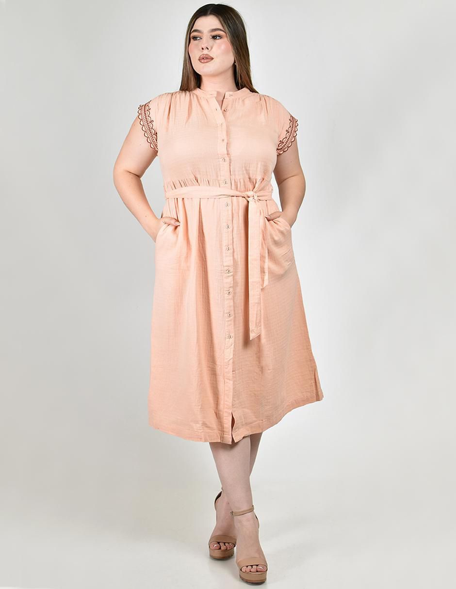 Vestido midi casual para mujer