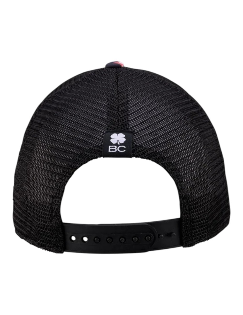 Gorra visera semicurva broche casual black clover lifestyle unisex