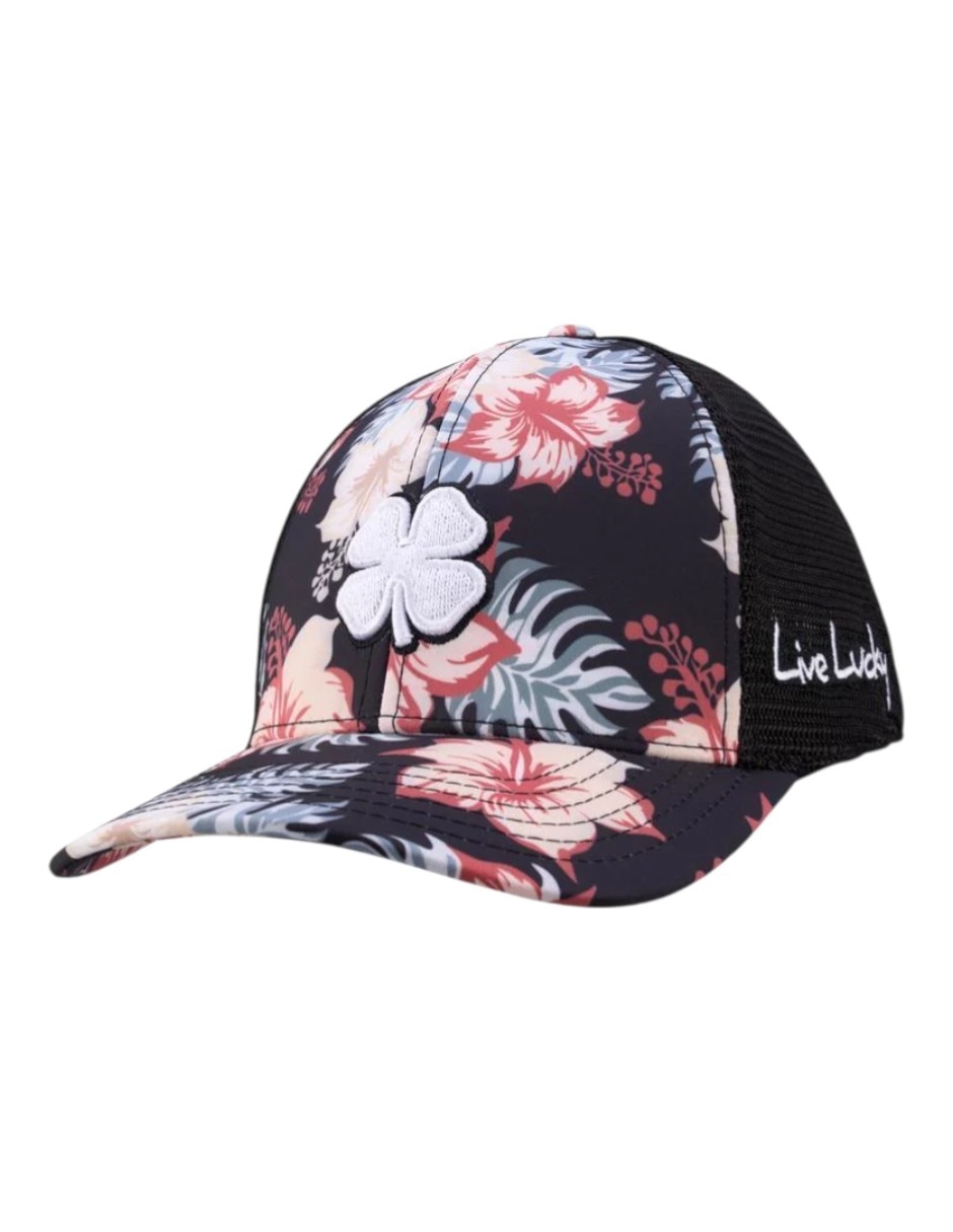 Gorra visera semicurva broche casual black clover lifestyle unisex
