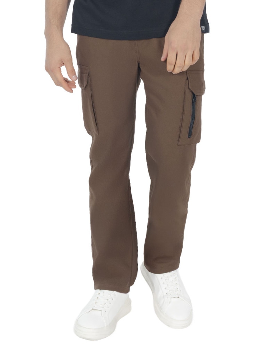 Jogger regular con bolsillos para hombre 1