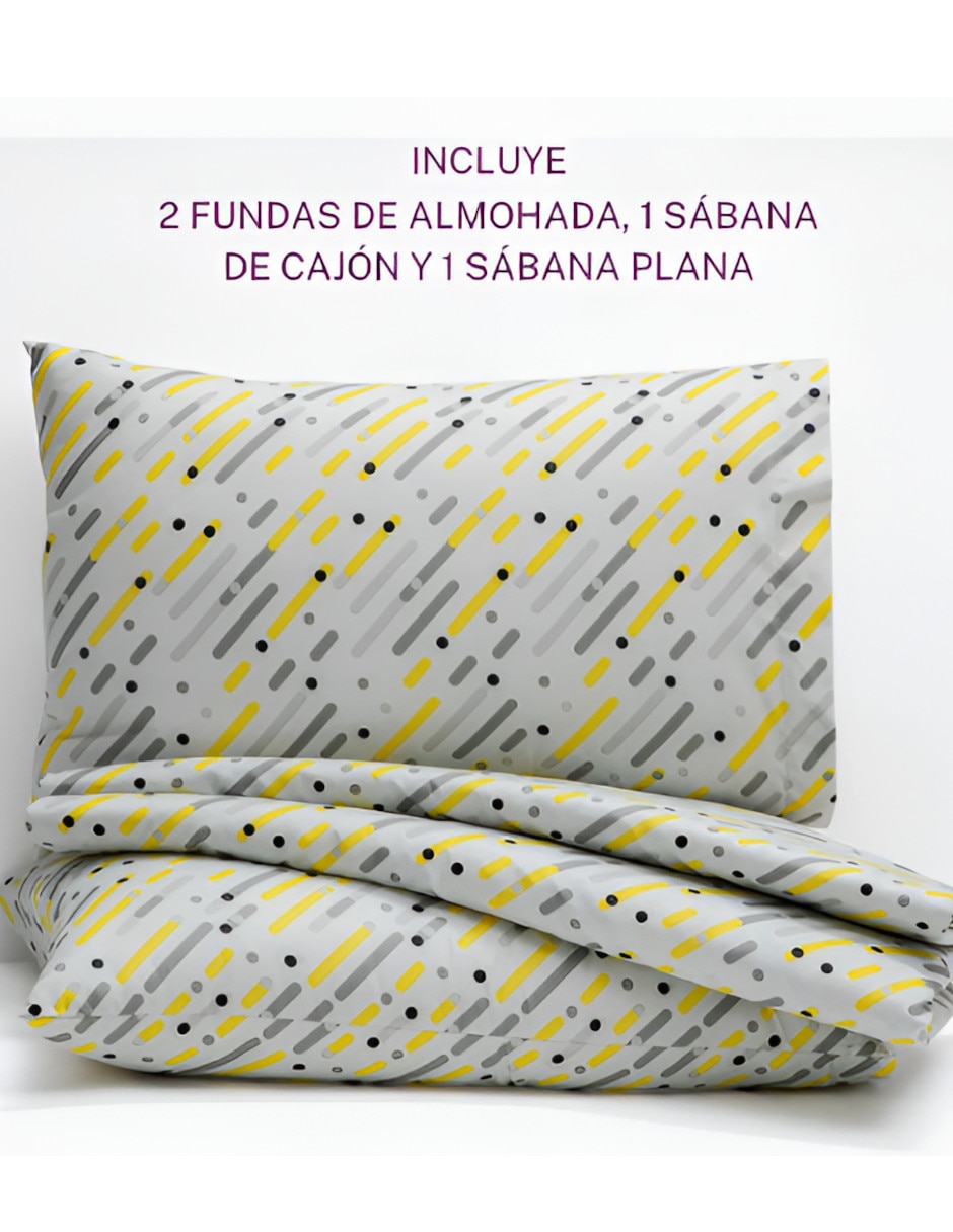 Juego de sábanas de microfibra 180 hilos Xtellar