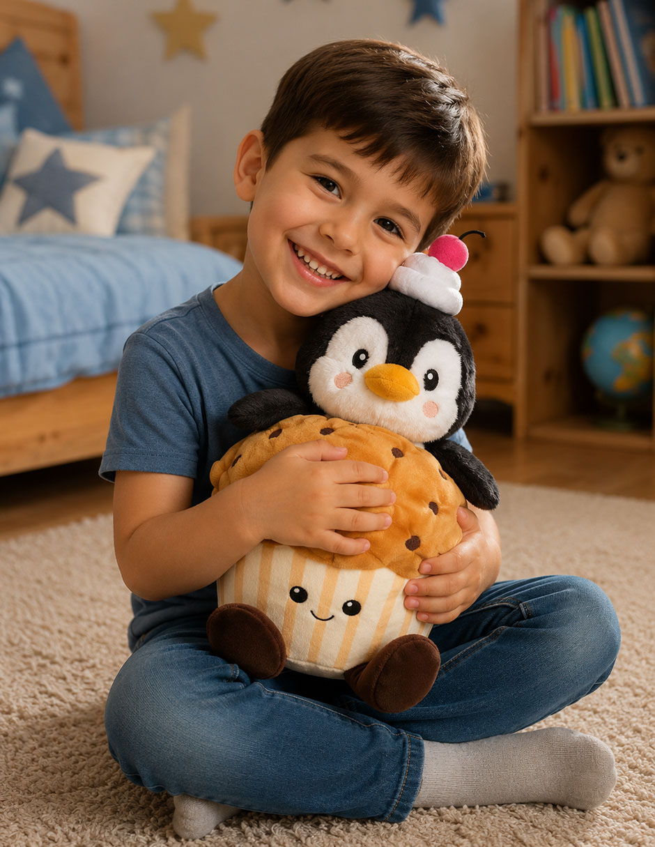Peluche de Pingüino de 18 cm 6
