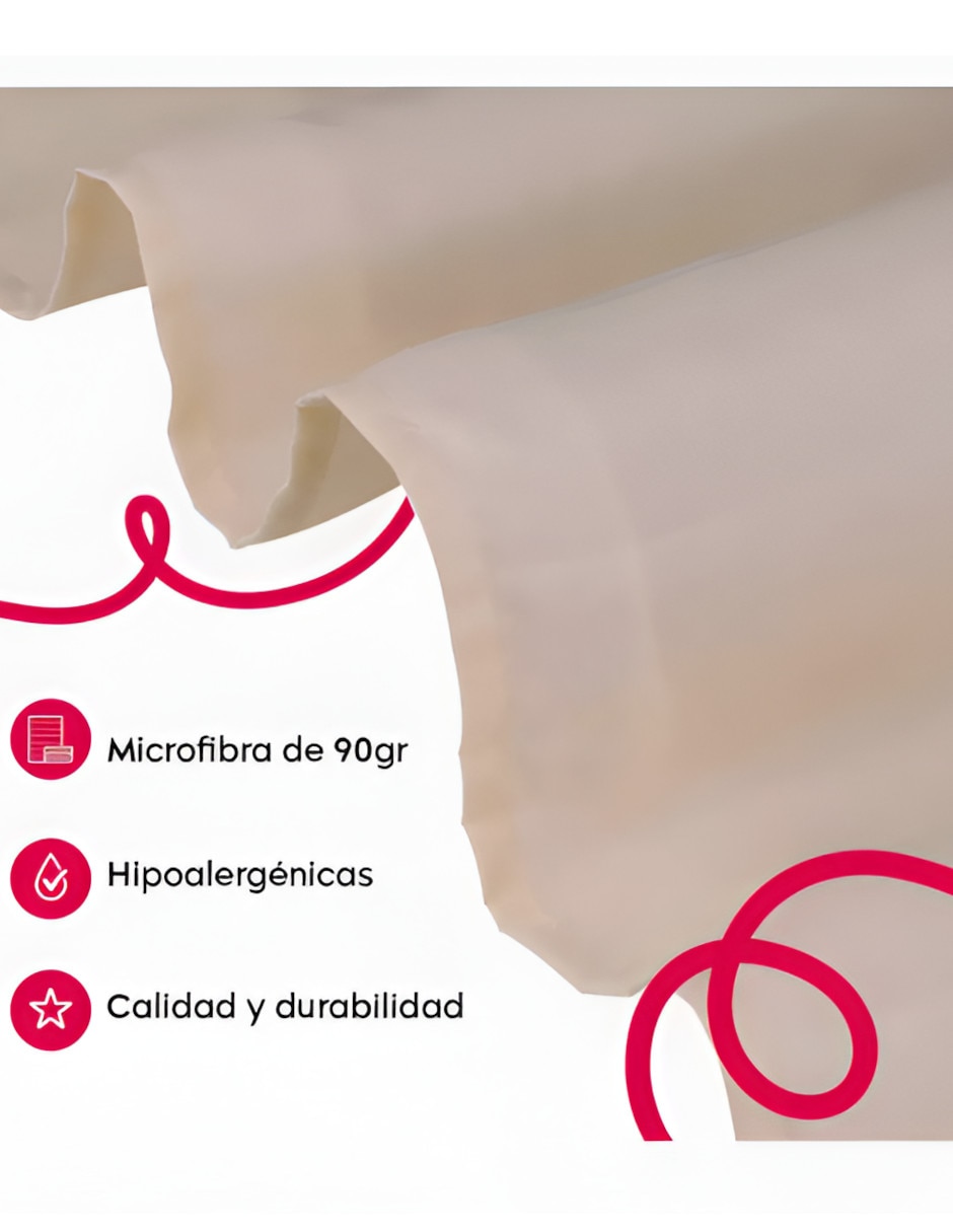 Juego de sábanas de microfibra 3500 hilos 4