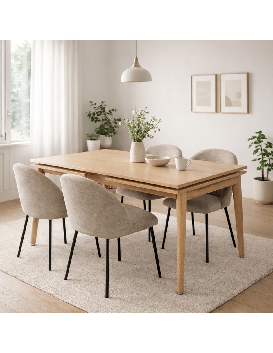 Comedor Adrianus Georgia Sochic para 4 personas