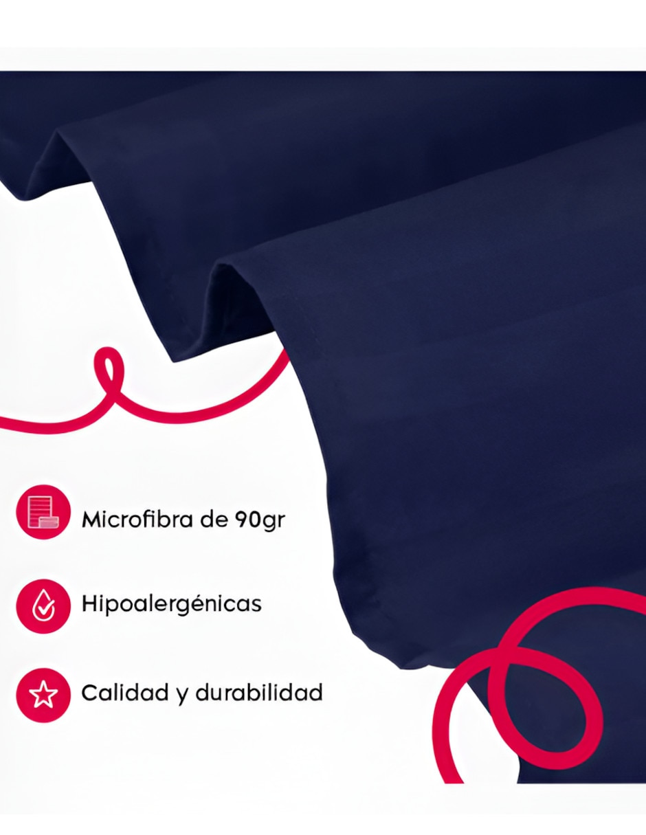 Juego de sábanas de microfibra 2800 hilos 2