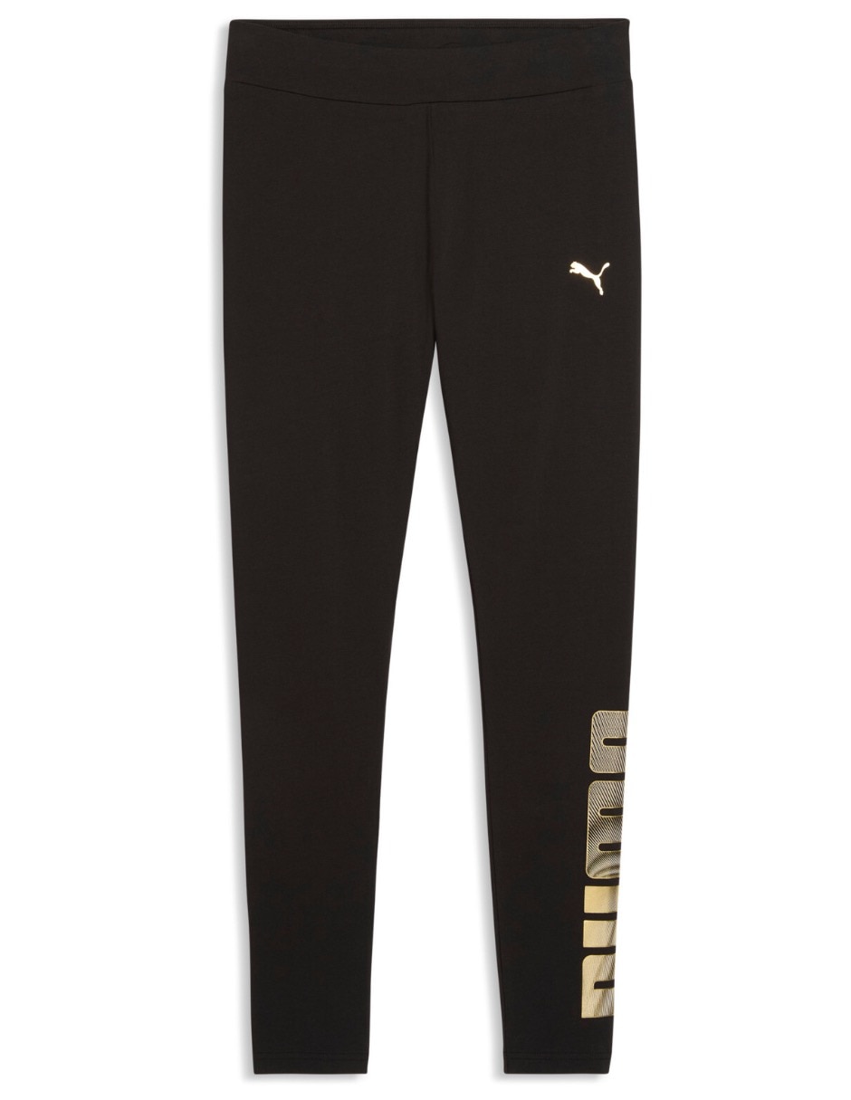 Legging ess logo lab metallic leggings a la cintura con sin fijación para mujer