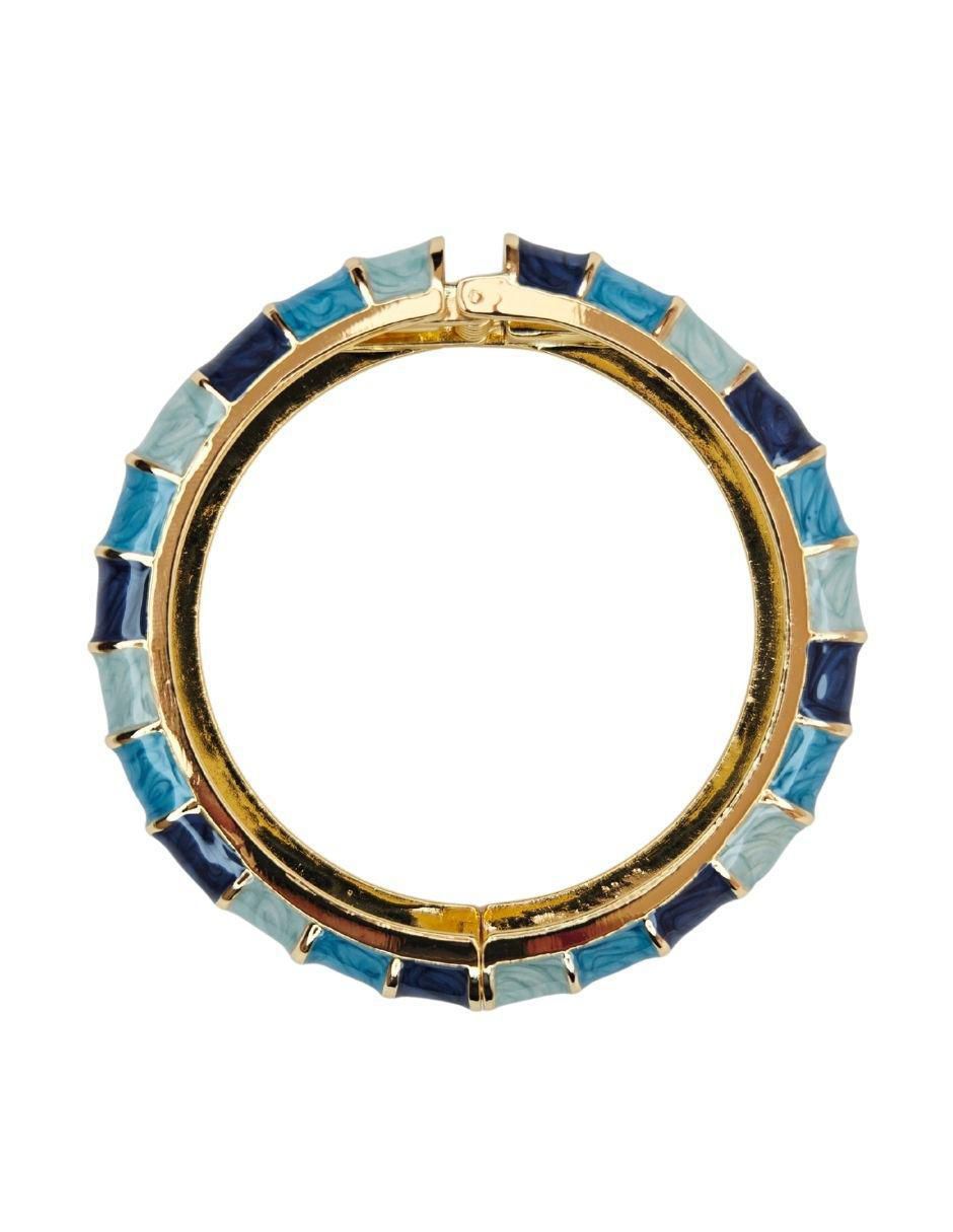 Brazalete Maria Rayuela de oro laminado 18 K acabado brillante