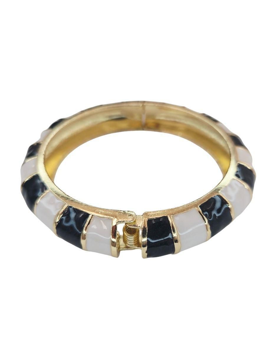 Brazalete Maria Rayuela de oro laminado 18 K acabado brillante