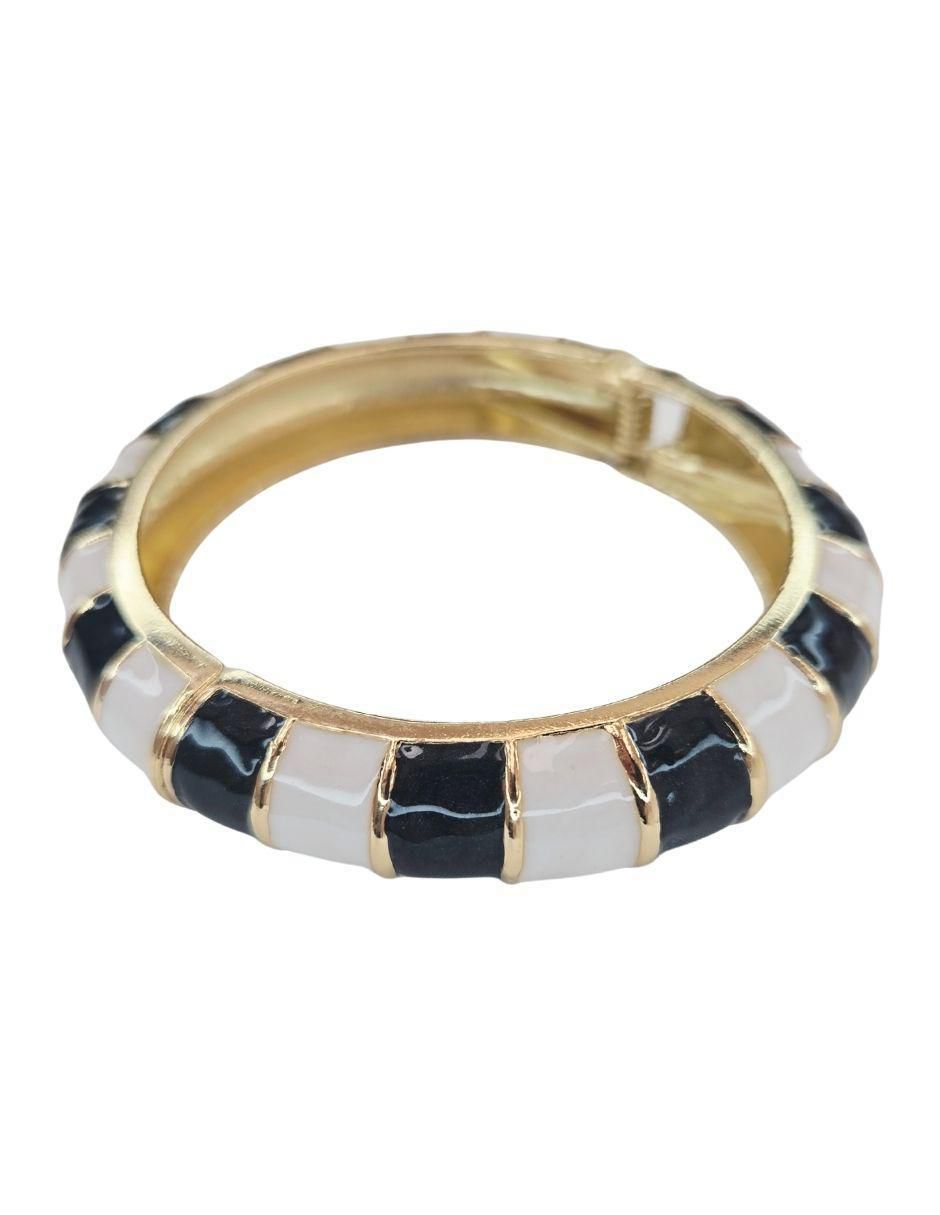 Brazalete Maria Rayuela de oro laminado 18 K acabado brillante