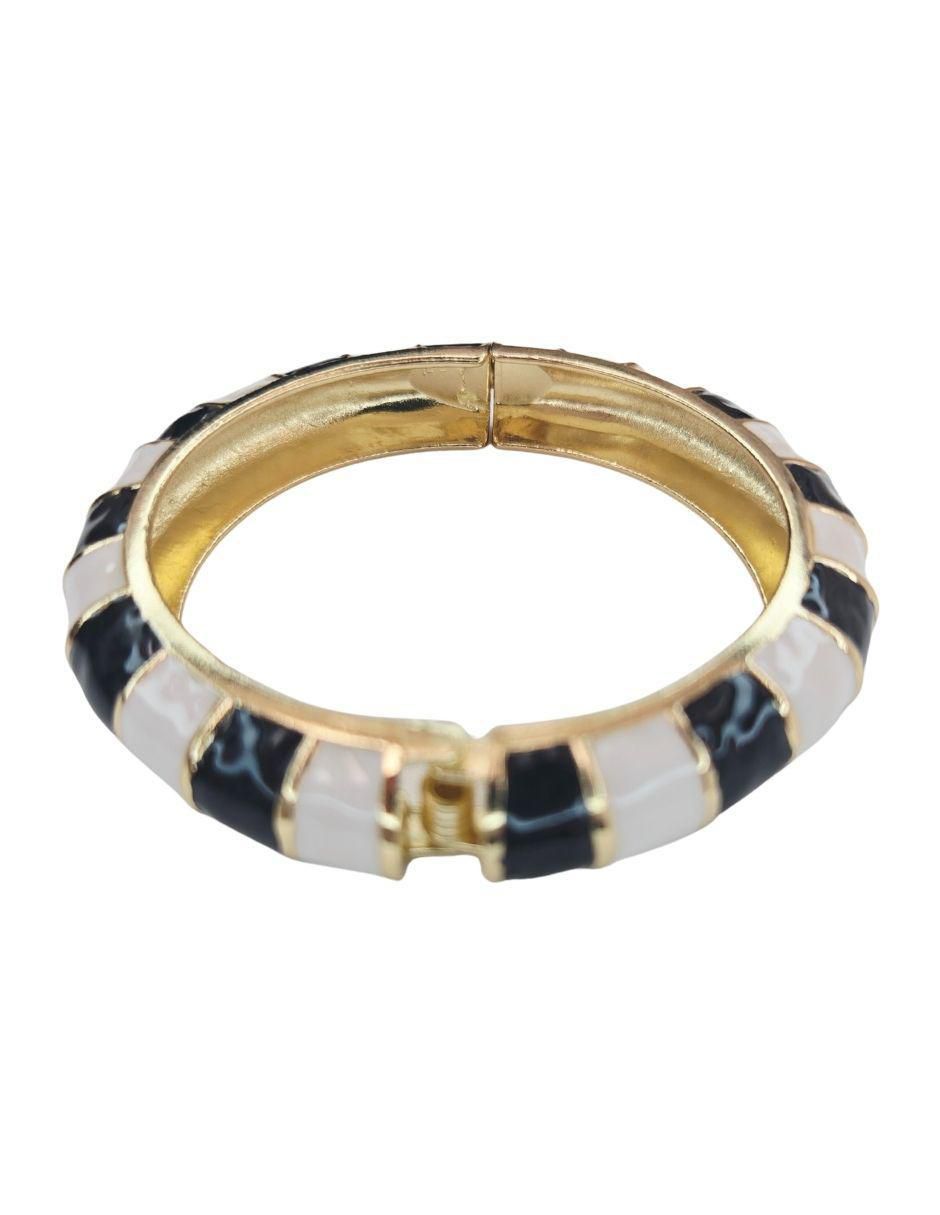 Brazalete Maria Rayuela de oro laminado 18 K acabado brillante