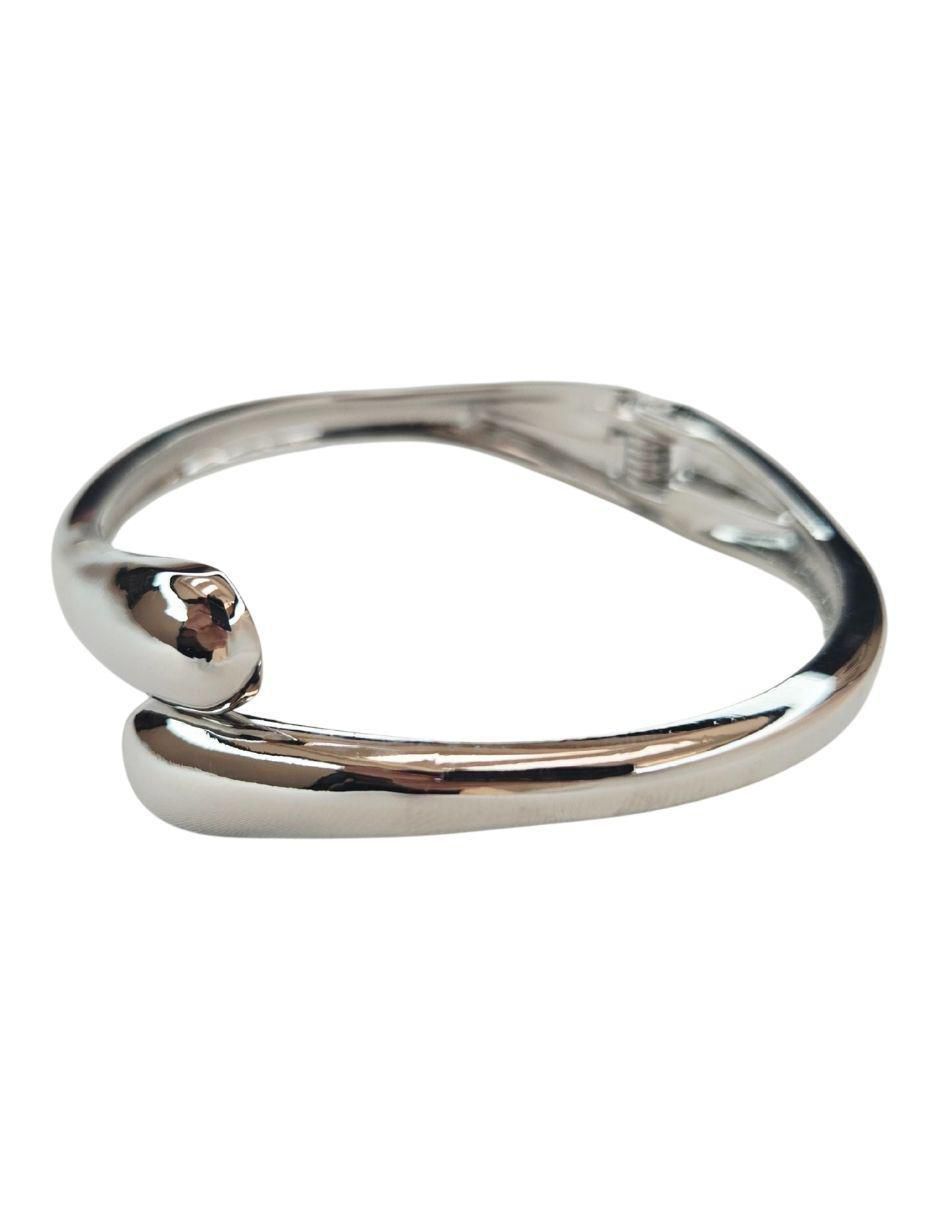 Brazalete Maria Rayuela acabado baño de rodio