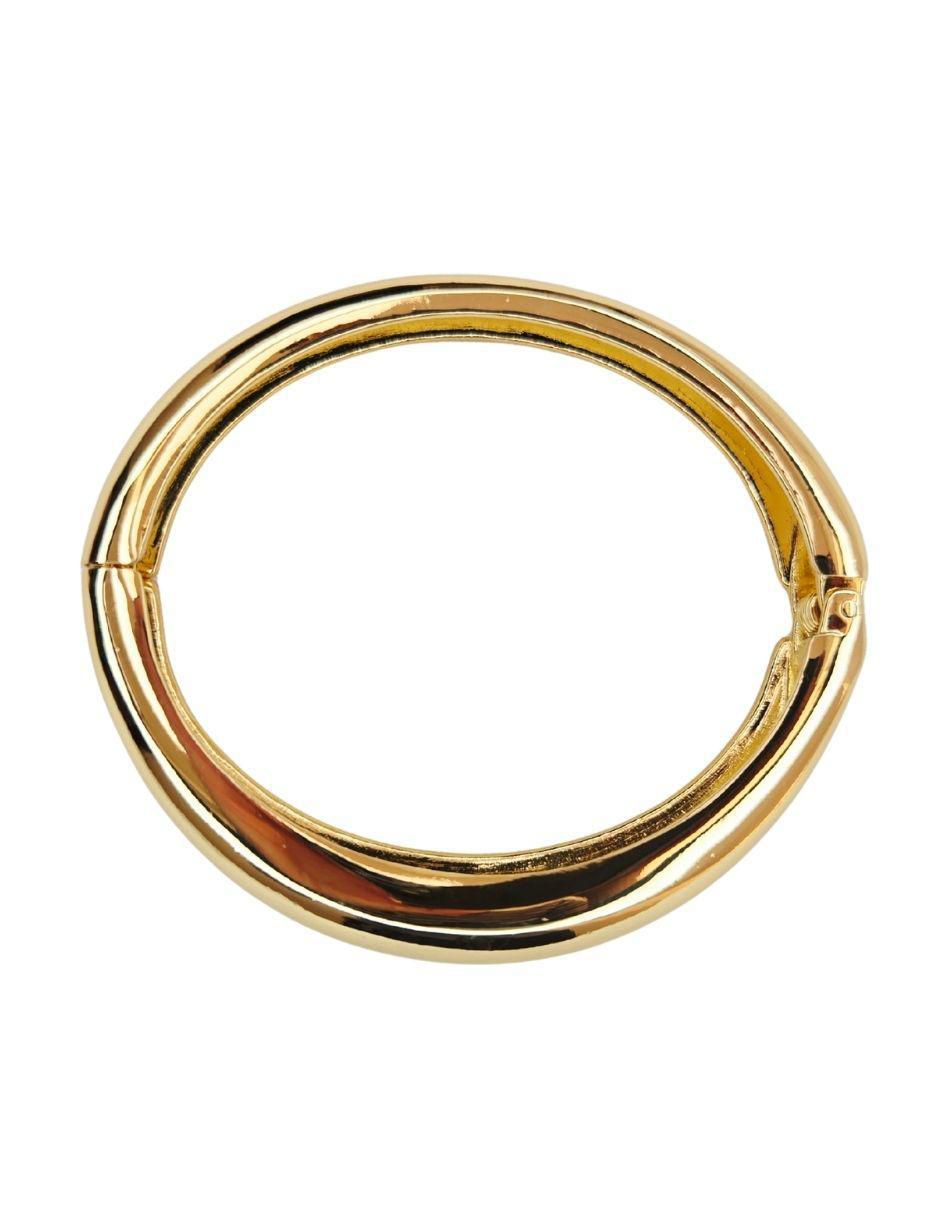 Brazalete Maria Rayuela de oro laminado 18 K acabado brillante