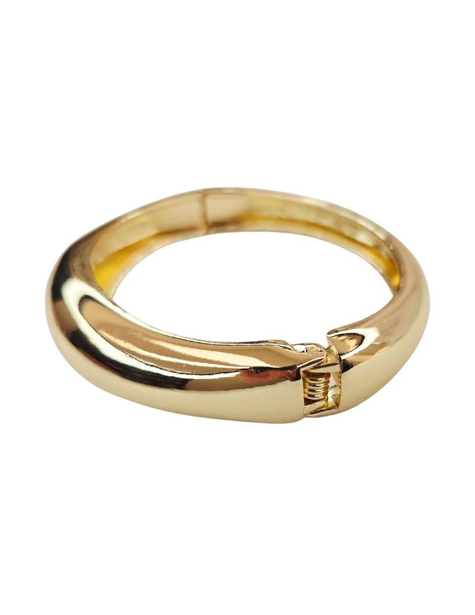 Brazalete Maria Rayuela de oro laminado 18 K acabado brillante