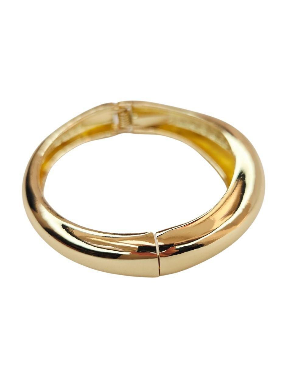 Brazalete Maria Rayuela de oro laminado 18 K acabado brillante
