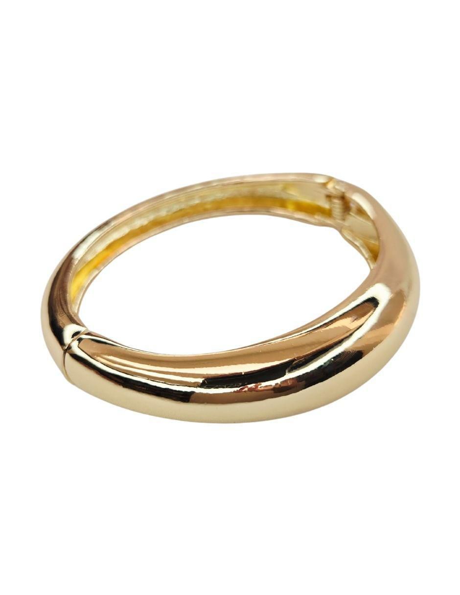 Brazalete Maria Rayuela de oro laminado 18 K acabado brillante