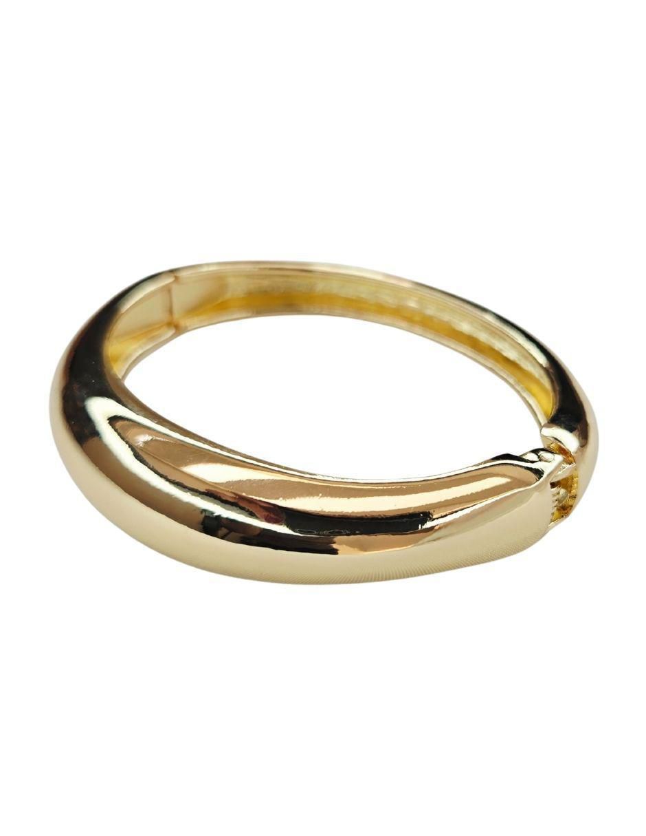 Brazalete Maria Rayuela de oro laminado 18 K acabado brillante