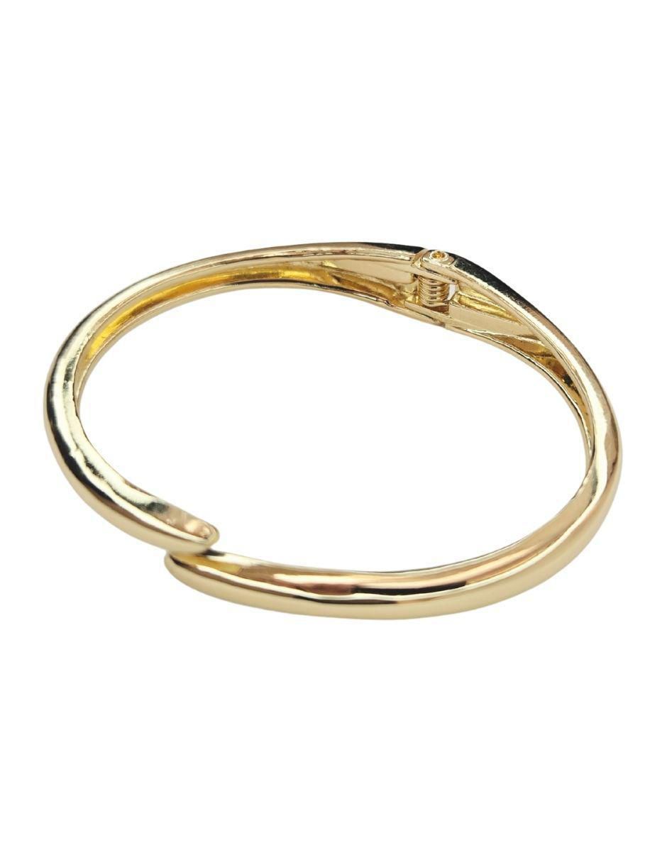 Brazalete Maria Rayuela de oro laminado 18 K acabado brillante