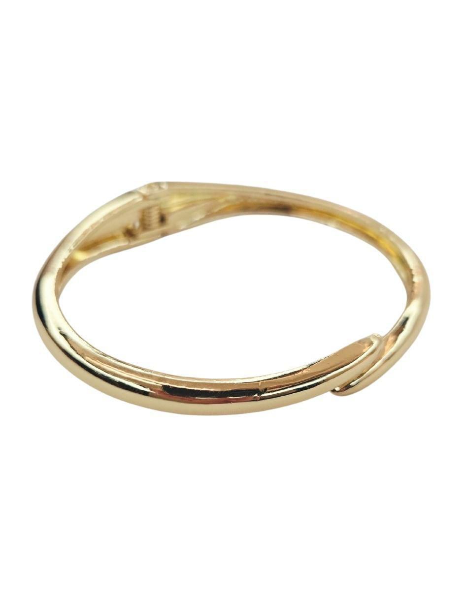 Brazalete Maria Rayuela de oro laminado 18 K acabado brillante