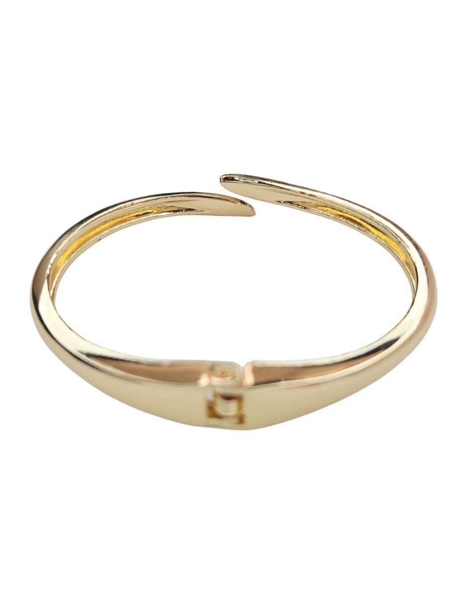 Brazalete Maria Rayuela de oro laminado 18 K acabado brillante
